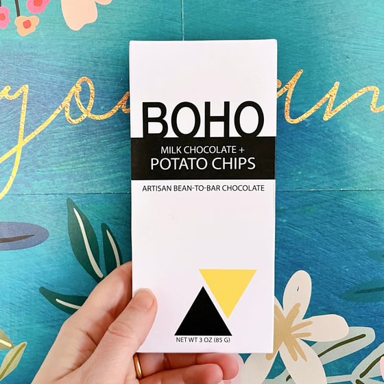 Image of BOHO Milk Chocolate with Potato Chips 