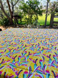 Image 1 of Tablecloth - Among The Gum Trees (Yellow)