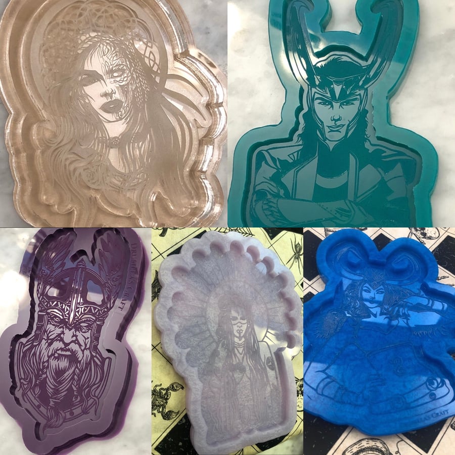 Image of Norse Deity Bundle Silicone Molds