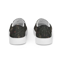 Image 3 of Grunge Style Nature Inspired Mushrooms/Fungus Men’s slip-on canvas shoes