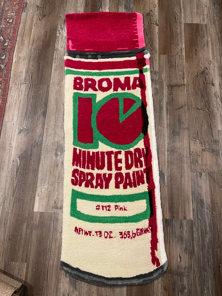Image of BROMA Spray Paint Can Rug