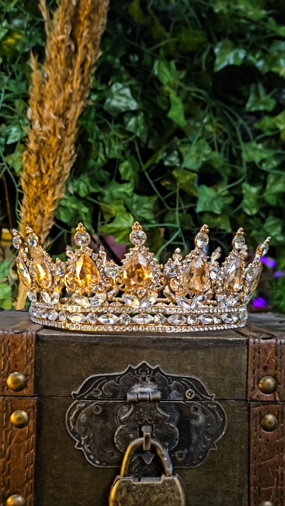 👑The Armored Kingdom Crystallized Honey Crown (Gold)
