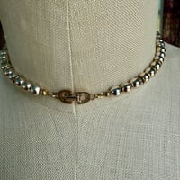 Image 6 of Christian Dior Glass Beaded & Rhinestone Bib Necklace