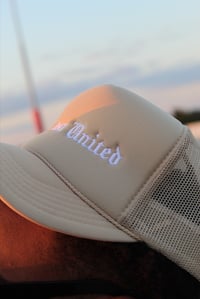 Image 1 of Cream Trucker Hat 