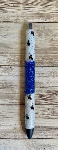 Image 2 of Custom Edna Cowboys Glitter Pen