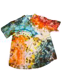 Image of XL Earthy Geode Short Sleeve Button Up