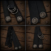 Image 1 of Beltless Skirt Hikes in Black Medallion