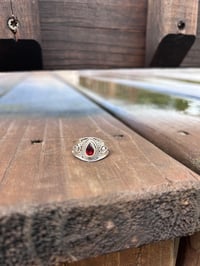Image 3 of Red Garnet “Blood” Ring size 8