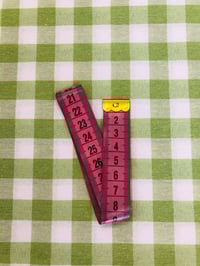 Image 4 of Loneta/Vichy - Doble Cara - Cuadro Grande - VERDE PISTACHO - 8€/m