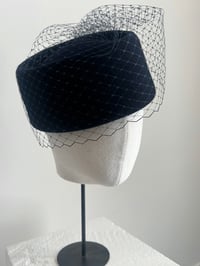 Image 4 of BH Toka Hat / Trimmed with Veil