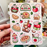 Image 1 of Apple Treats Sticker Sheet