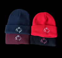 Image 1 of Smiles outline beanie 