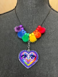 Image 2 of Charm-Puff Necklace: LGBTQ+ Sweetheart