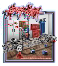 Neon Sign Garage Sticker