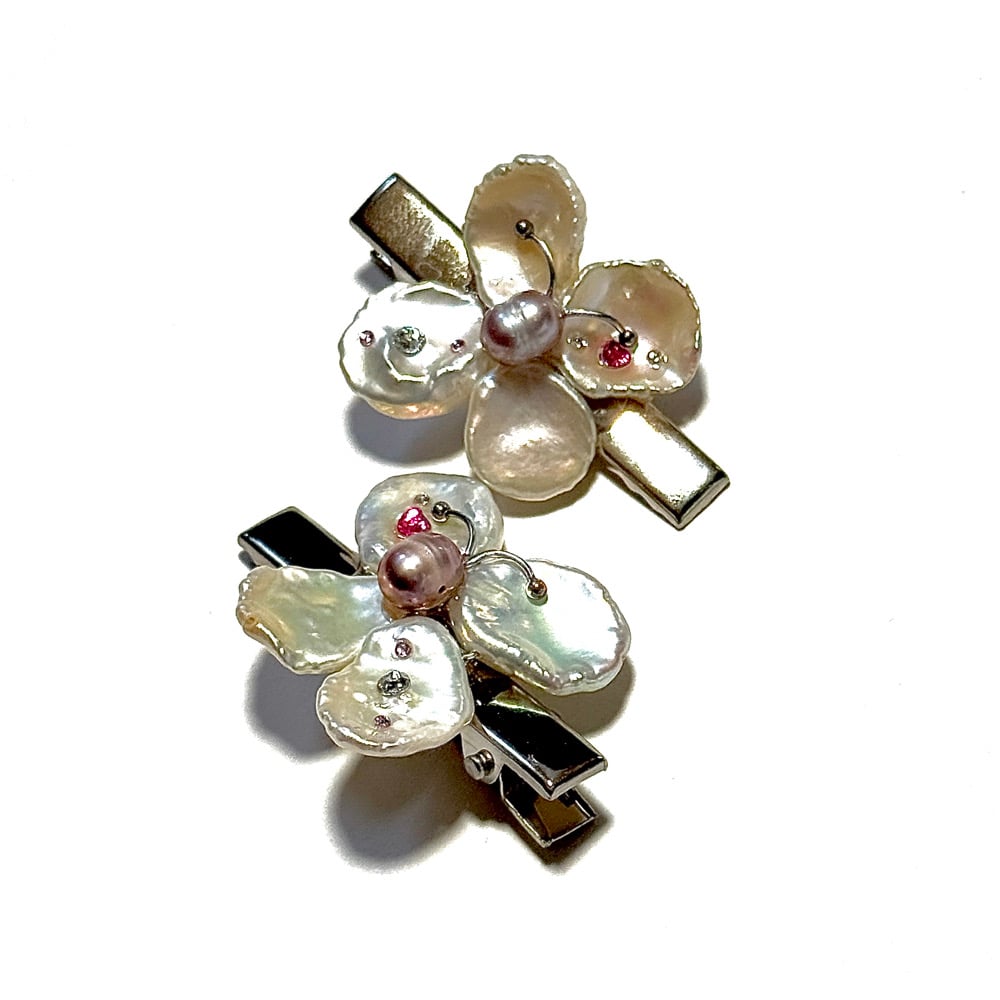 Image of Wings of Pearl Clips