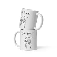 Image 3 of White glossy mug GIRL POWER 
