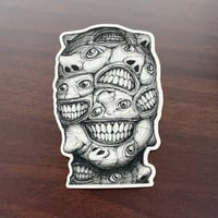 Image 2 of Horror stickers 4-pack
