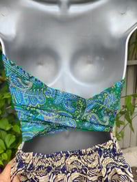 Image 7 of MYLA Tassel Top greens and blues