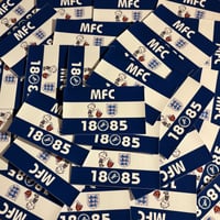 Image 1 of Millwall “MFC 1885” Stickers X50