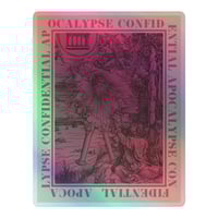 Image 1 of Book Eater Pink Holographic stickers