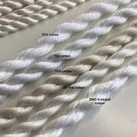 Image 3 of Undyed cotton and silk thread 