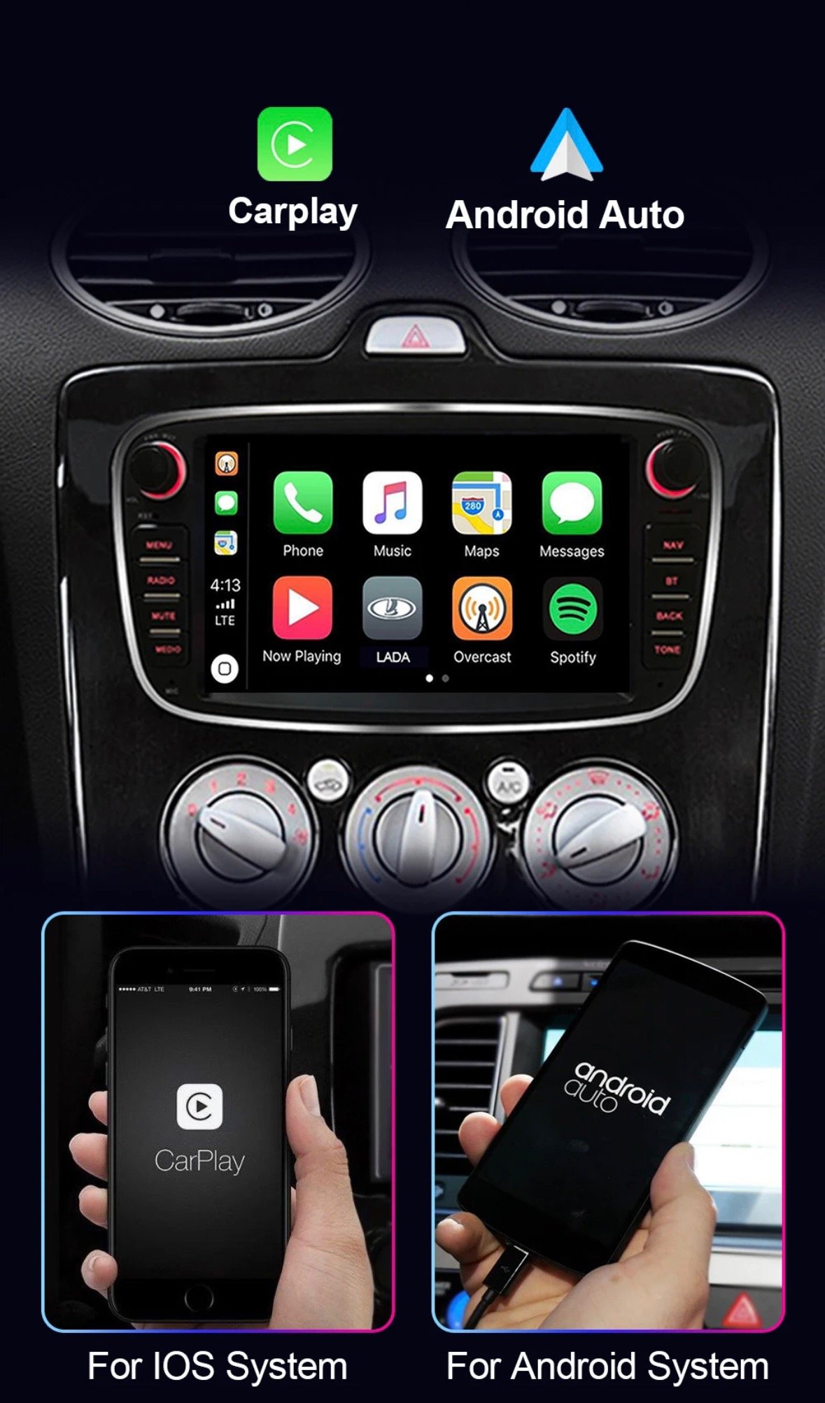 VECHTEL 4G+64G Autoradio Android 15 per Ford Focus Fiesta C/S-Max Transit Galaxy Mondeo Connect,7'' HD Schermo Auto Radio co Carplay Android Auto senza Fili GPS WiFi USB Tipo-C Bluetooth FM RDS Camera VECHTEL 4G+64G Autoradio Android 15 per Ford Focus Fiesta C/S-Max Transit Galaxy Mondeo Connect,7'' HD Schermo Auto Radio co Carplay Android Auto senza Fili GPS WiFi USB Tipo-C Bluetooth FM RDS Camera