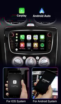 Image 2 of Android HeadUnit CarPlay Ford Focus 2 Mondeo 9 S-Max Galaxy C-Max Sat-Nav BT WIFI