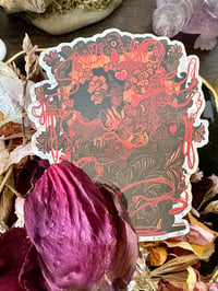 Image 3 of iwtv claudia madeleine coffin glitter sticker 
