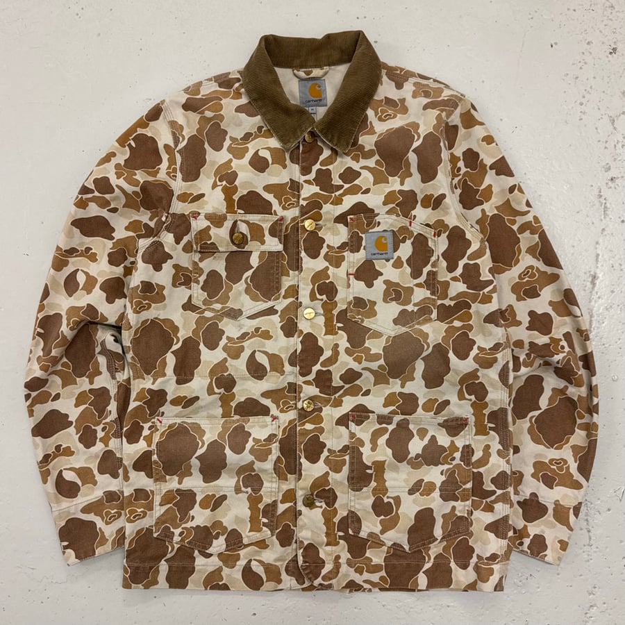 Image of Carhartt Duck Camo Chore Jacket, Size Medium
