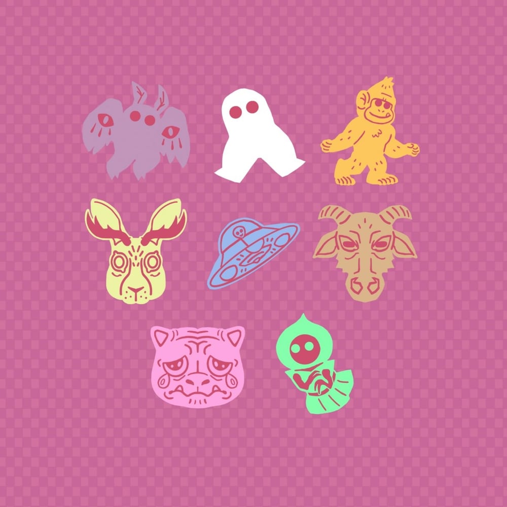 Candy Cryptid Pins