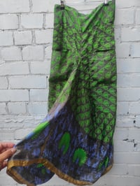 Image 4 of Sula slouch maxi skirt -green and grey