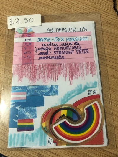 Image of straight pride zine