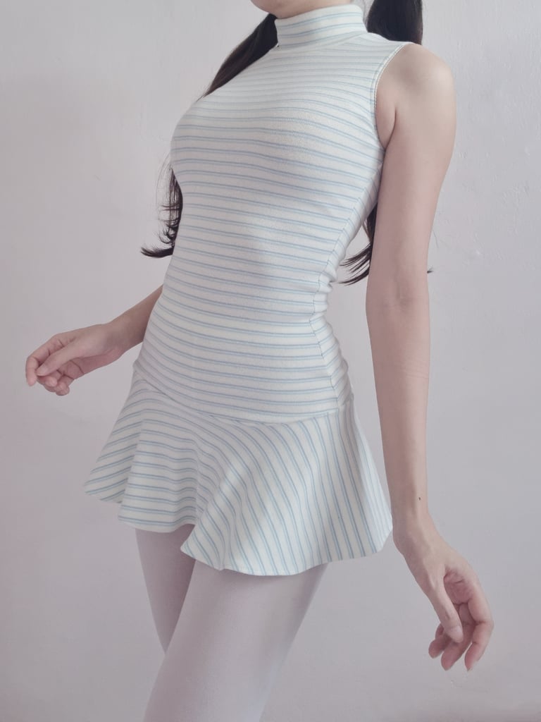 Rei stripe dress - (custom 41 colors) Image 2