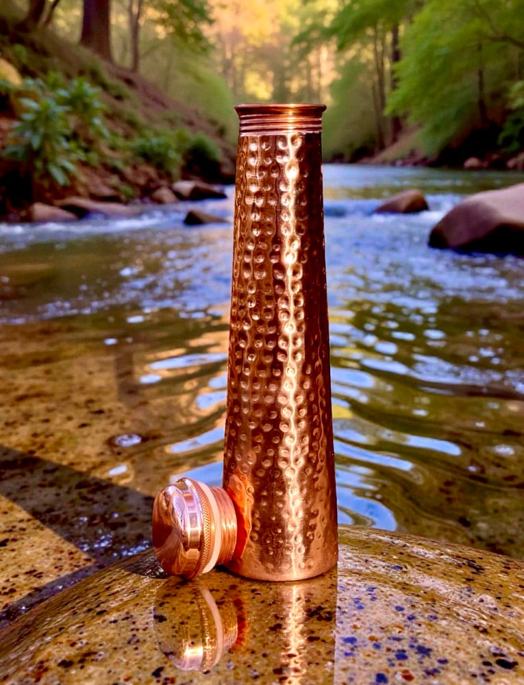 Image of Copper Water Bottle #1