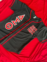 Image 1 of Black Baseball Jersey