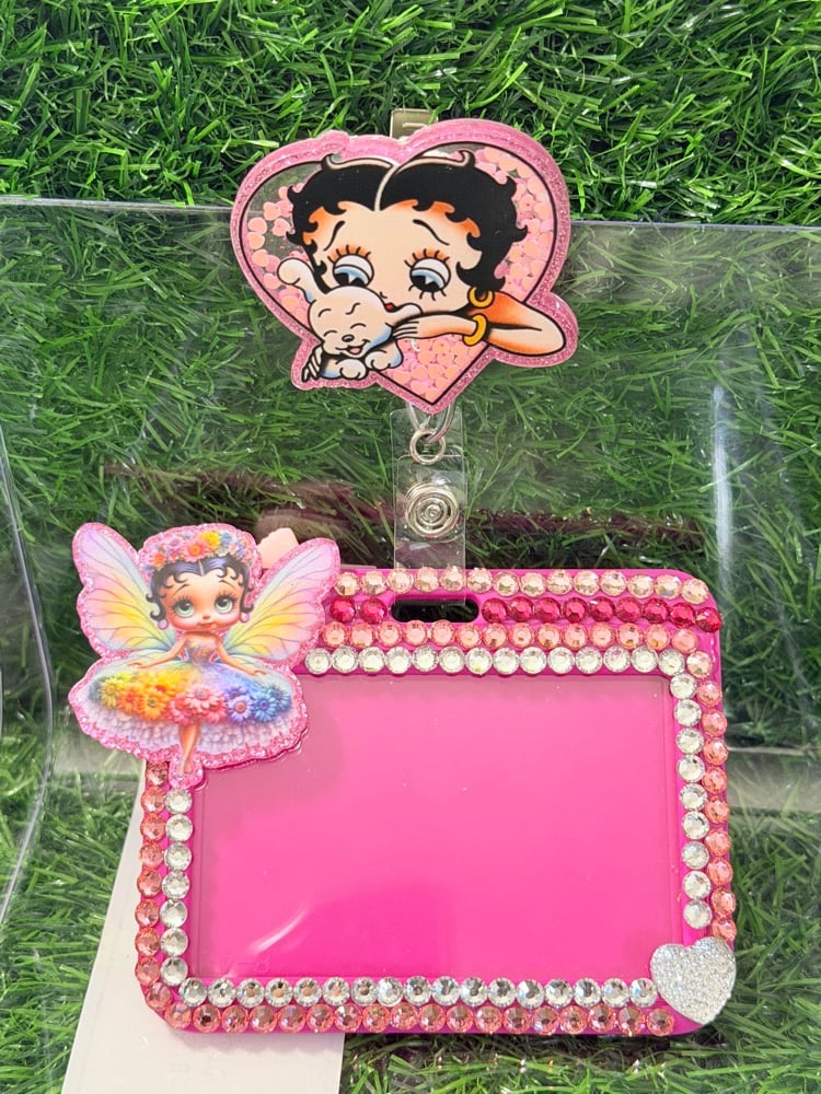 Image of Blinged Badge Id Holders