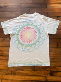 Image 2 of 80s airbrushed eye mandala Sz L 
