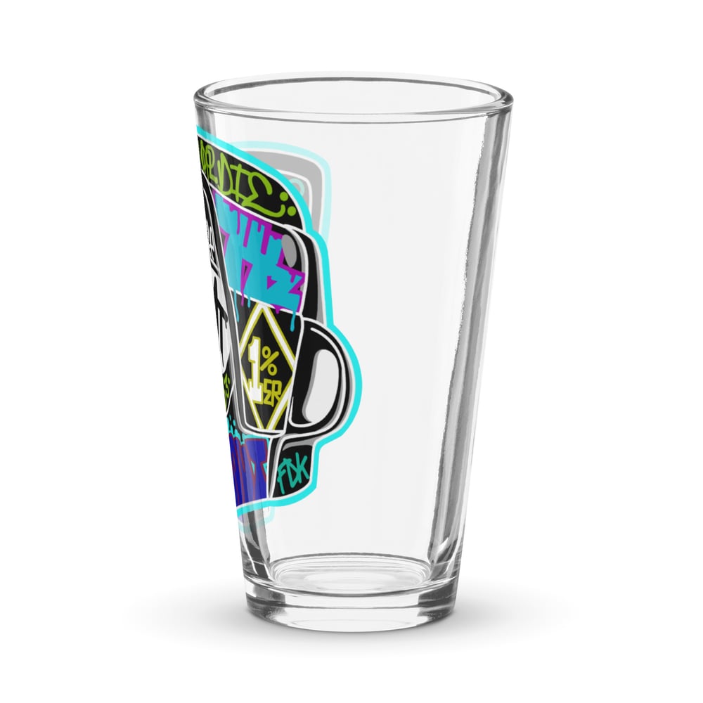 Biker V2 Shaker pint glass