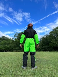 Image 3 of Neon Green/Black Unisex Cave Suit