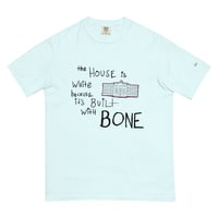 Image 3 of the house is white because it’s built with bone