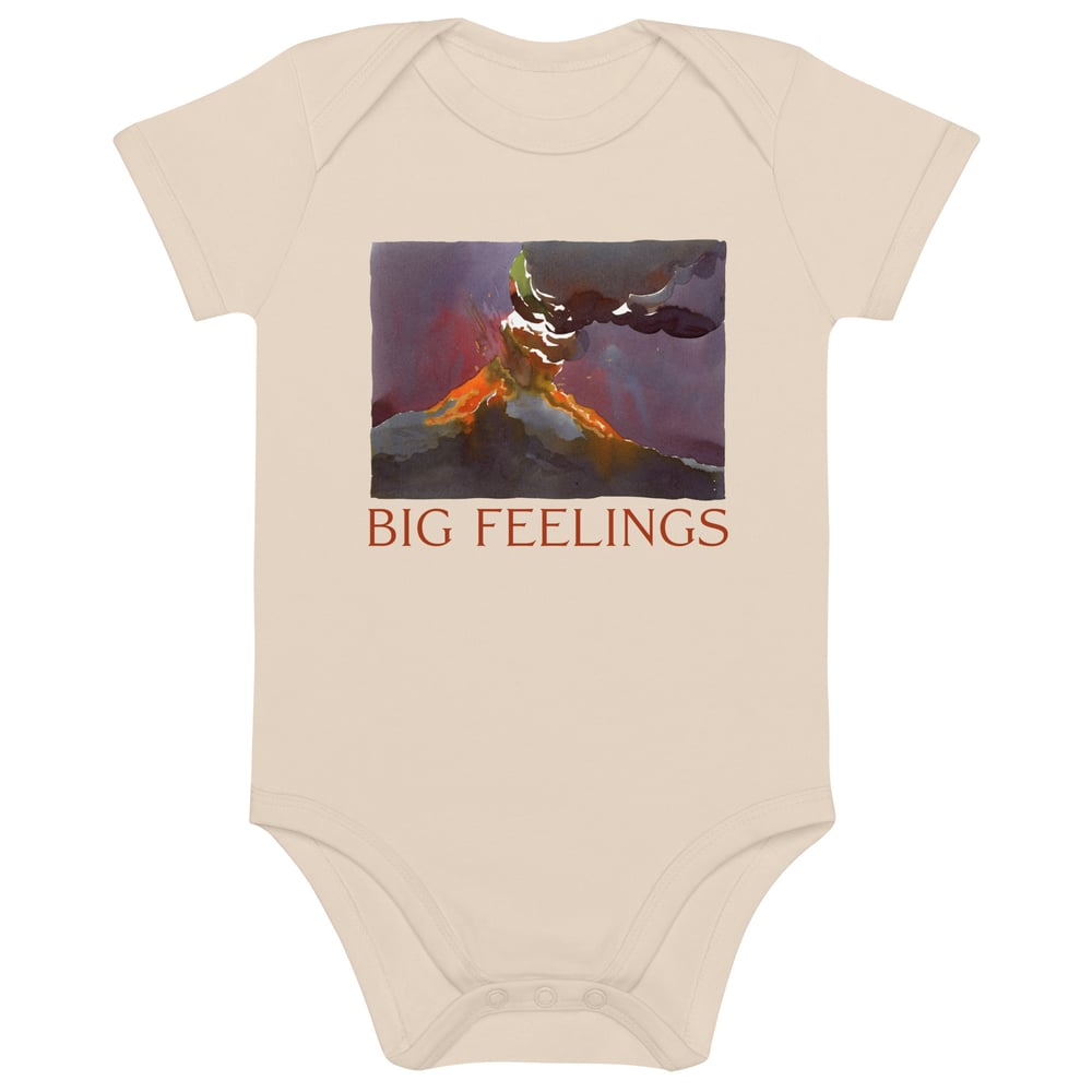 Image of Big Feelings Organic cotton baby onesie
