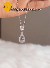 Image 2 of Dristi_S925 Sterling Premium Quality AD Pendant set