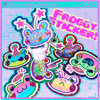 FROGGY SHINY STICKERS!