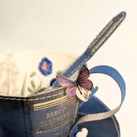 Image 2 of 'Percy Thrower's Encyclopaedia of Gardening' Teacup, Saucer and Spoon Set