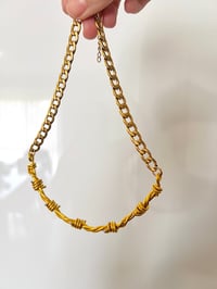 Image 4 of EXTRA THICK BARBED WIRE CHOKER