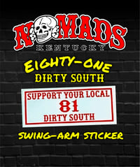 Support 81 Dirty South Sticker