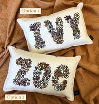 Image 6 of Just Floral Personalised Cushion 
