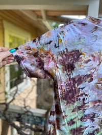 Image 6 of SMALL Godzilla Be Gay Do Crime Tie Dye Shirt H29