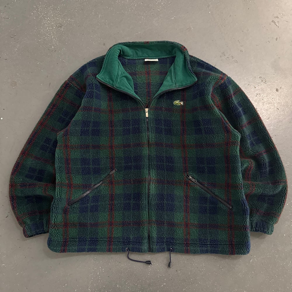 Image of Chemise Lacoste full zip up fleece, size xL