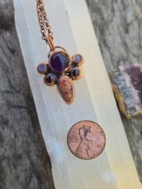 Image 4 of Electroformed Jelly opal necklace 10